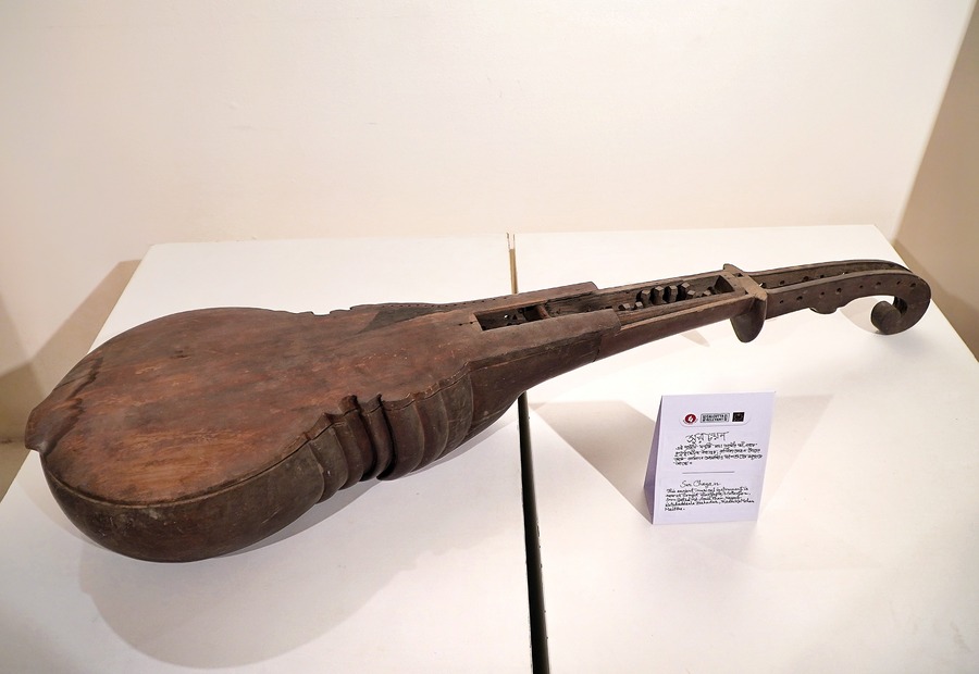 One of the crown jewels of Dasgupta’s collection is the ancient sur chayan, which was also passed down from Ustad Amir Khan to Maitra 