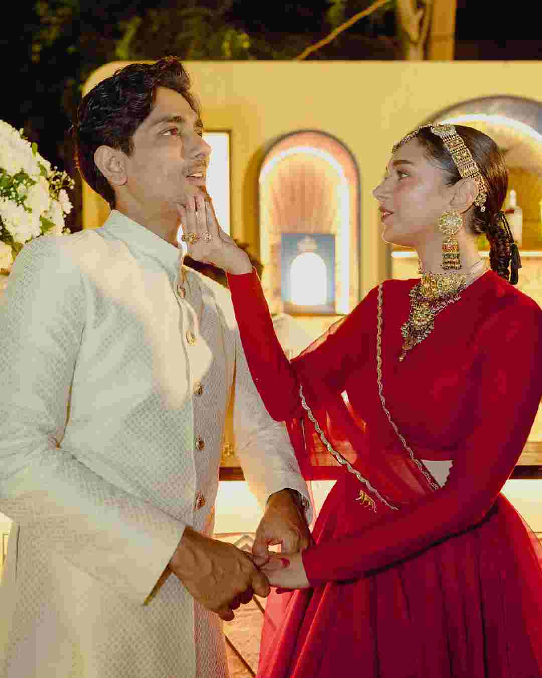 Aditi and Siddharth exchanged vows or the first time on September 16 in Telangana’s Wanaparthy