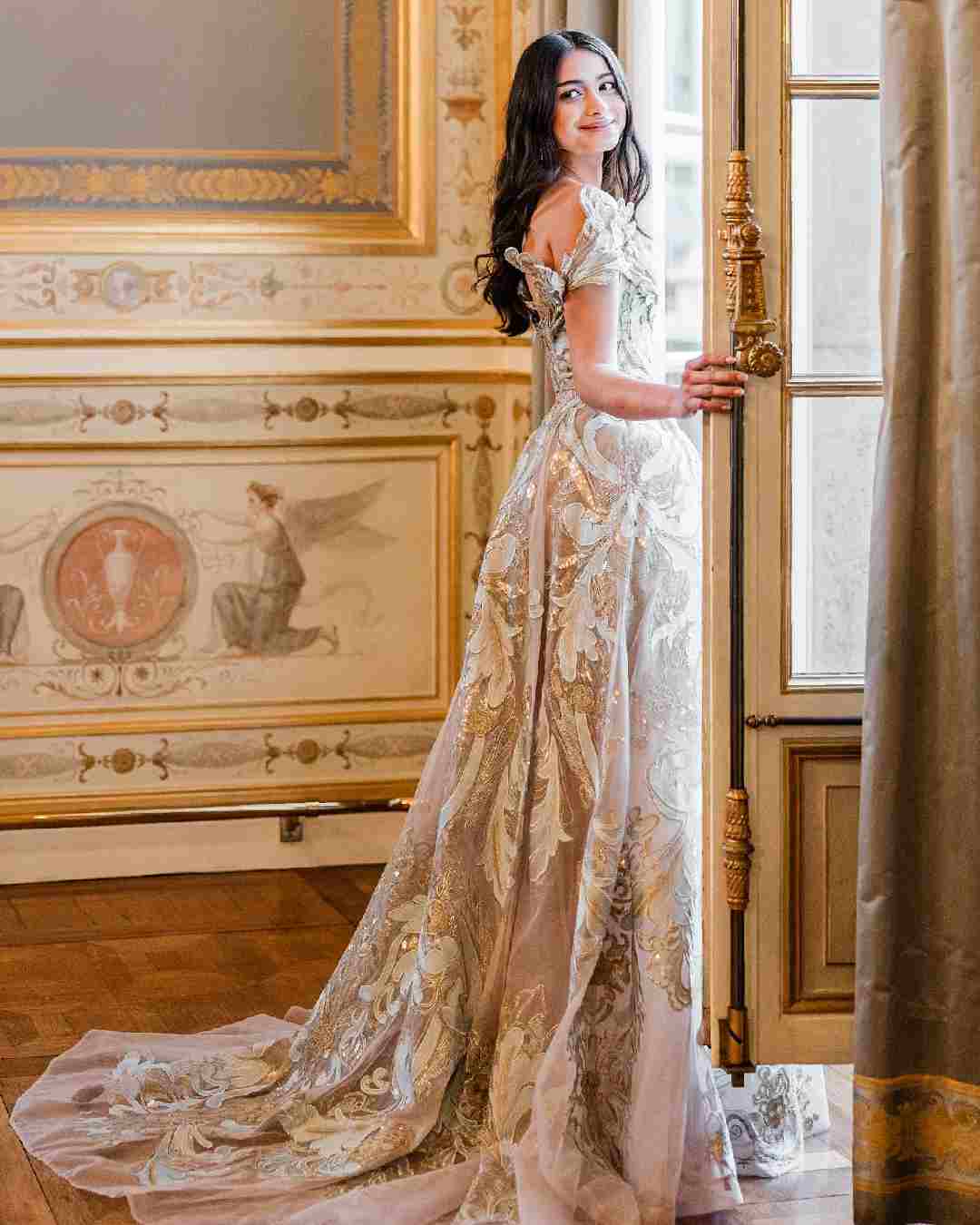  Rysa dazzled in an Elie Saab gown at the annual international ball on November 30. 