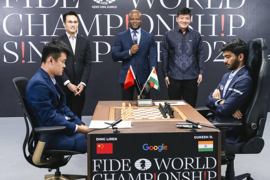 D Gukesh | World Chess Championship: D Gukesh, Ding Liren Play Out Yet ...