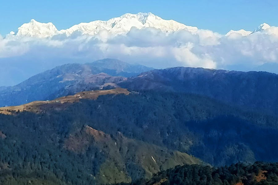 View of the Sleeping Buddha