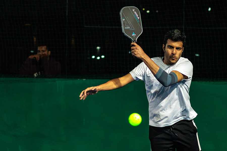 Vinay Sethia, who came out on top at the Bengal Open 2.0, started playing pickleball only in April. He said: “It’s great to see the kind of competition we have here. There’s a vast difference from the games at Bengal Open 1.0”. Having started off as a tennis player Vinay, 40, is a certified tennis coach and has also started coaching pickleball in Kolkata 