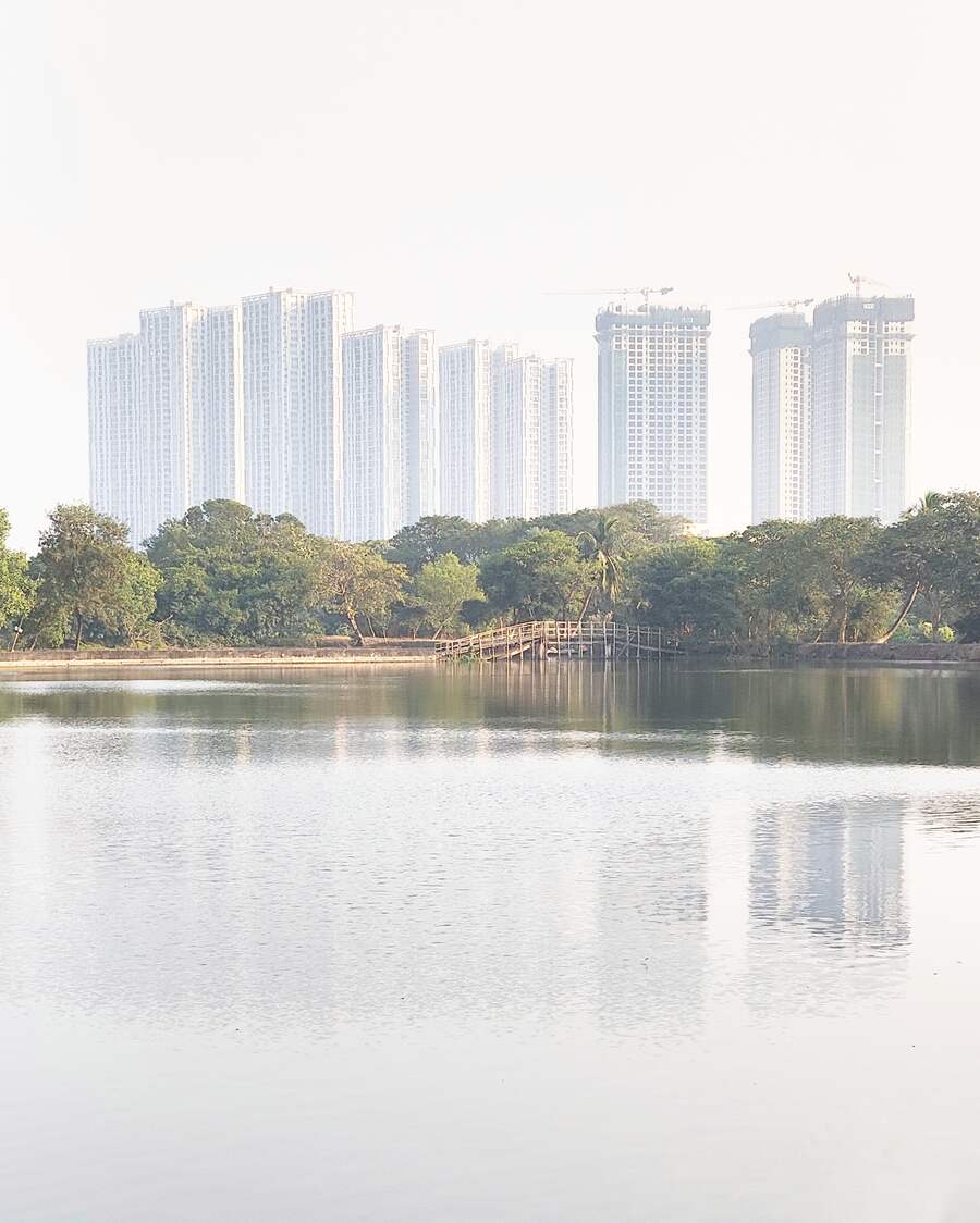 East Kolkata Wetlands near Anandapur engulfed in winter fog on Friday morning