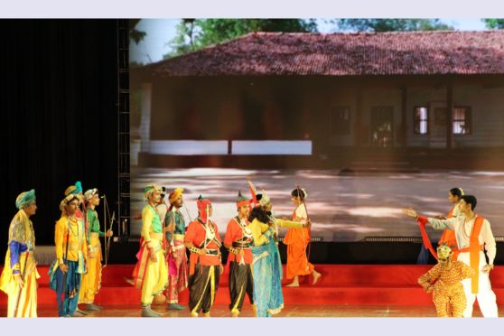 Students brought Kalidasa's 'Abhigyanam Shakuntalam’ to life with remarkable acting, eloquent dialogues, and emotional depth. The performance seamlessly transported the audience into the heart of the classic, evoking nostalgia and wonder.