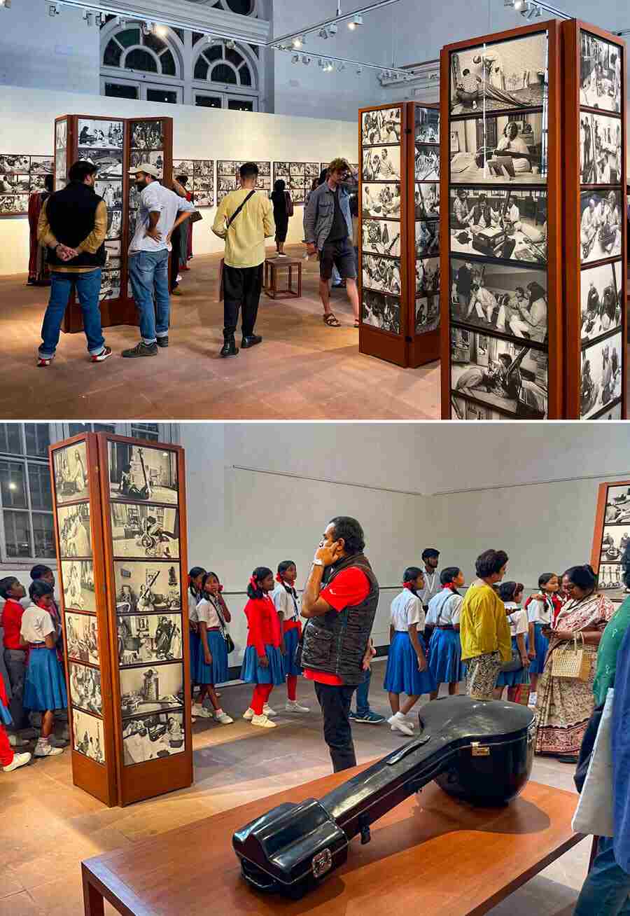 Dayanita Singh’s Museum of Tanoura photography exhibition was officially opened at the Indian Museum on Saturday, drawing an incredible response from art and photography enthusiasts. The iconic artist herself graced the event with a walkthrough, offering fascinating insights into her works