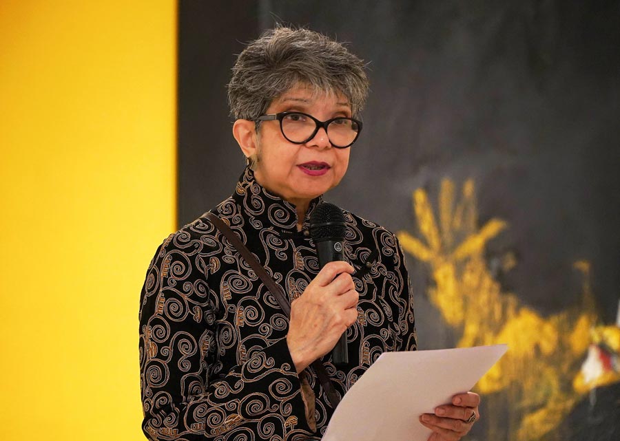 Chief administrator of CIMA, Pratiti Basu Sarkar, welcomed the panellists and introduced the session