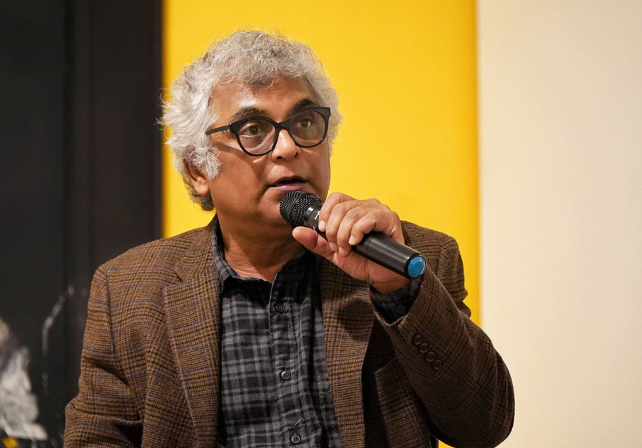 Suman Mukhopadhyay addressed the audience