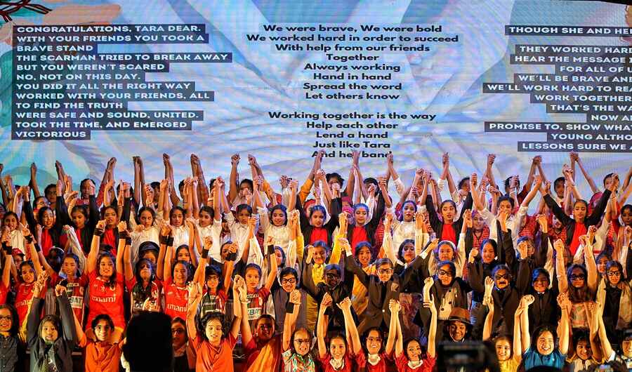 Modern High School for Girls put up a grand musical production on December 5 at the Ice Skating Rink in Ballygunge