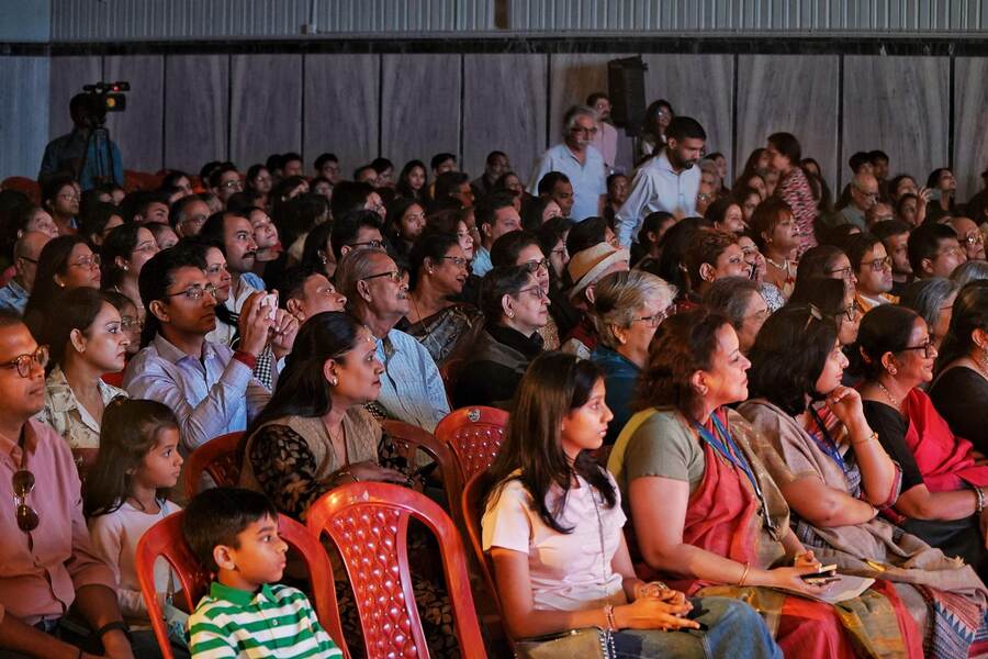 The parents and guardians in the audience were enthralled by the massive production that the students put up with the help of their teachers