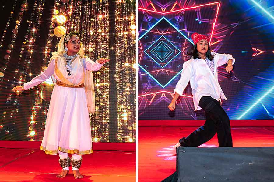 Students of the institute put up an array of dance performances from classical Indian to hip-hop