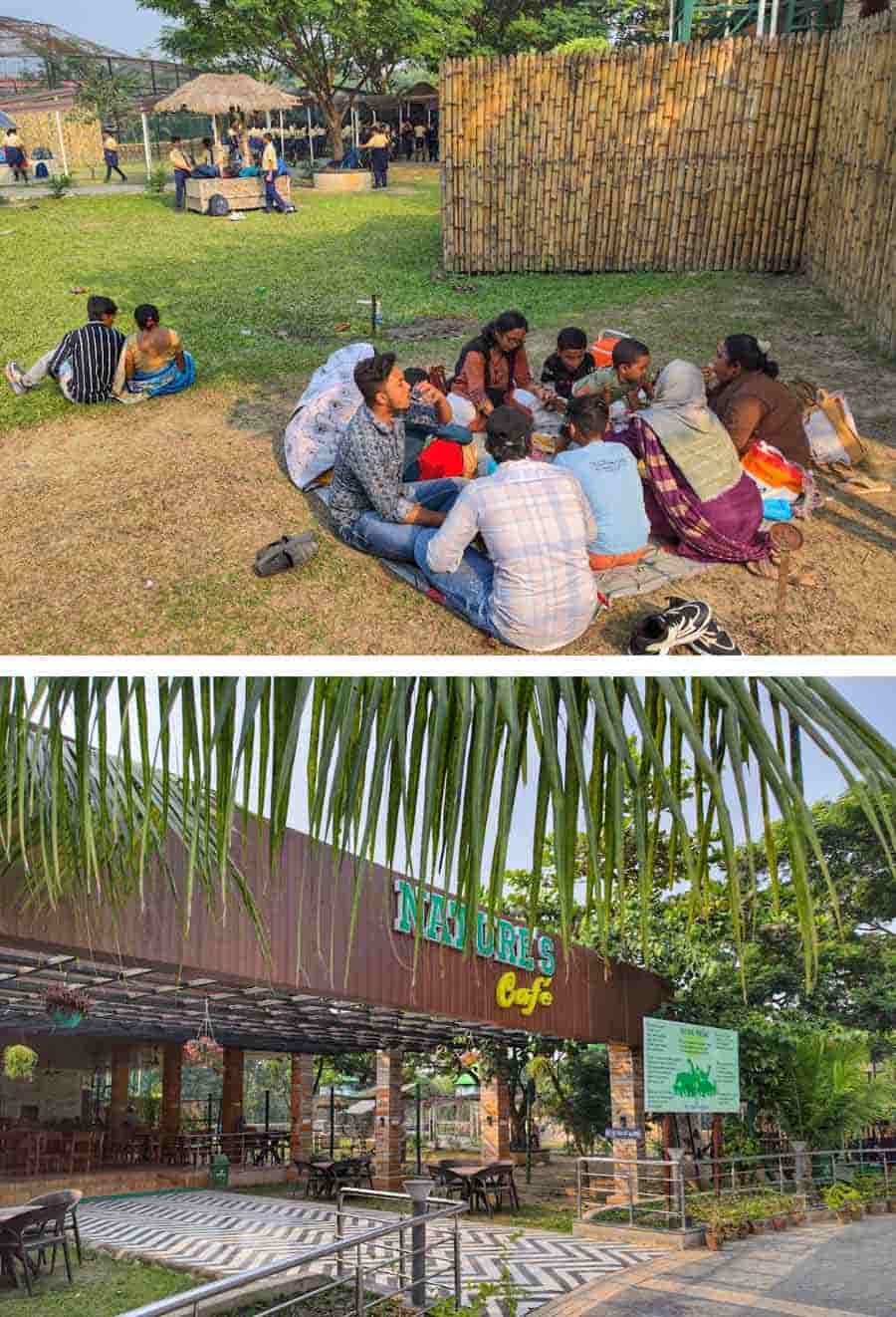 When you are hungry, just step into Nature’s Cafe on the zoo premises itself and order from a wide array of Indian Chinese and other Indian dishes besides a host of snack options, mocktails and beverages. Though the zoo is a ‘No Plastic’ zone, some picnickers could be seen enjoying themselves with snacks sprawled over the garden tracts