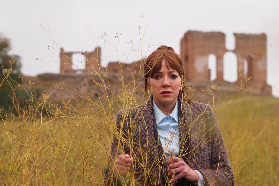 Diane Morgan as the deadpan documentary maker Philomena Cunk in Cunk on Earth (2022)