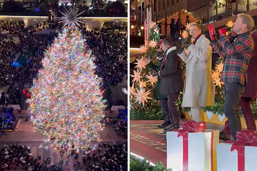 Backstreet Boys shine at 2024 Rockefeller Center Christmas Tree