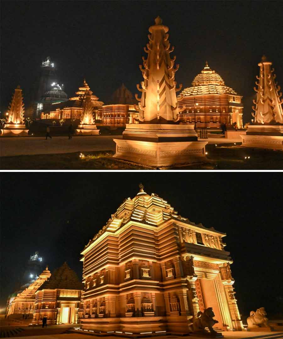 Digha gets a Jagannath temple spread across 20 acres. Chief minister Mamata Banerjee visited the temple on December 5 to oversee the progress of work  