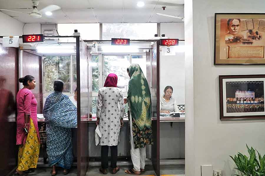 PBHRC receives as many as 1,200 patients a day, with the first floor being entirely devoted to free treatments, a brainchild of Prasanta Banerji