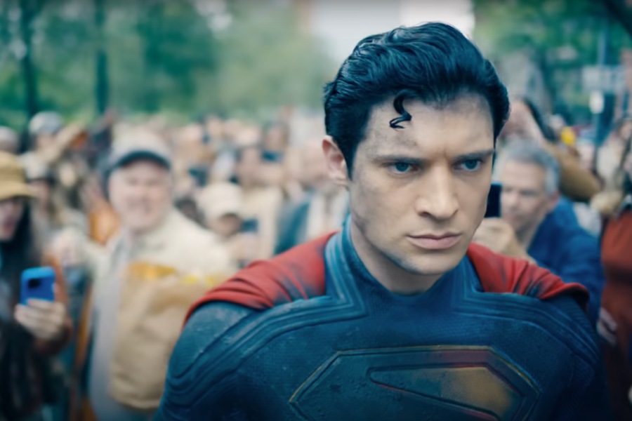 David Corenswet as the Man of Steel in Superman teaser.