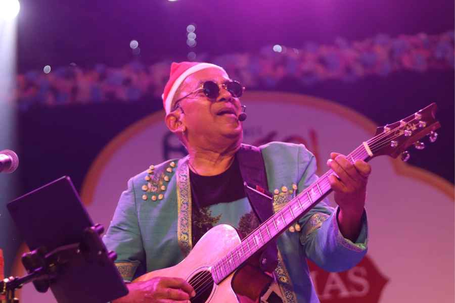 Remo Fernandes on the Allen Park stage
