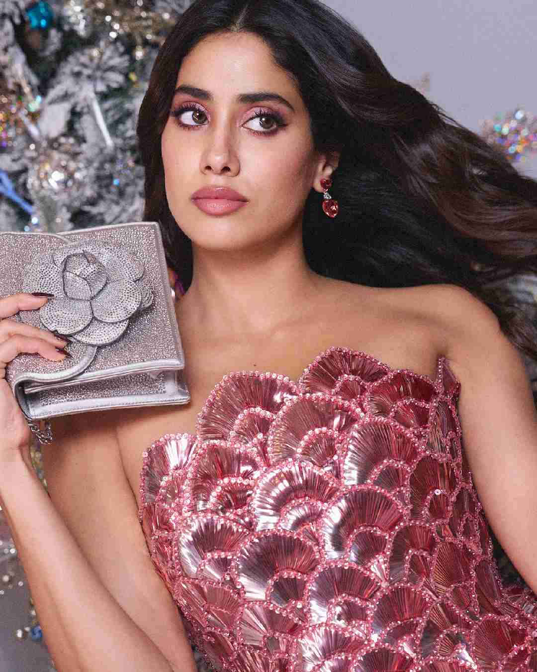 A silver clutch with a 3D floral motif completed Janhvi’s look. On the work front, the 27-year-old actress last appeared in the Jr. NTR-led actioner Devara: Part 1.