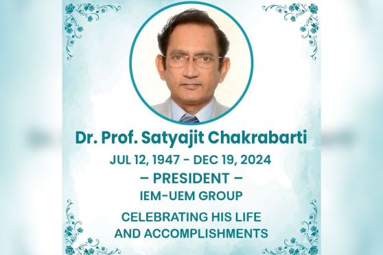 A pioneering figure in Indian education and engineering - Prof Dr Satyajit Chakrabarti