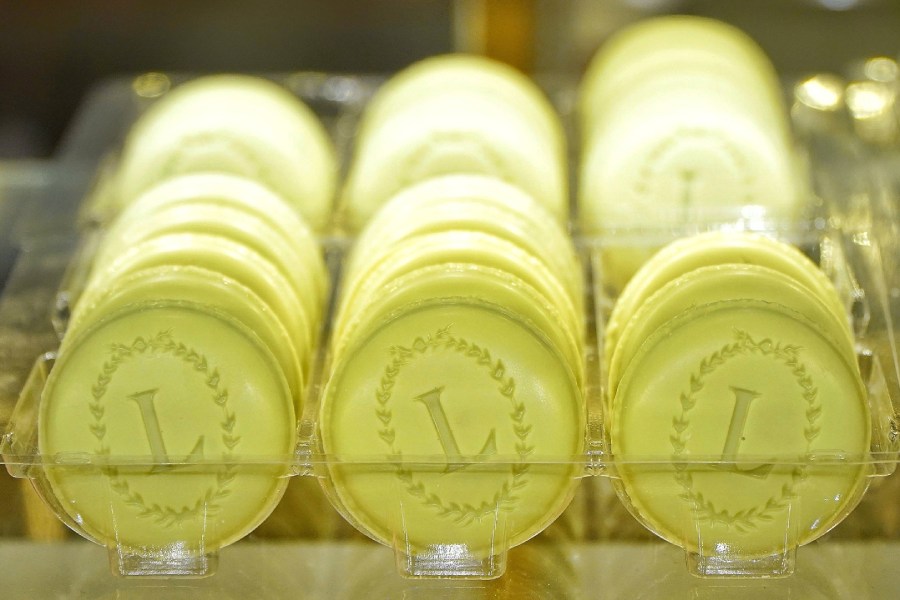 When at the Kolkata Laduree outlet, don’t forget to try their Eugenie. The new delectable on the block, the Eugenie is a gluten-free biscuit with chocolate coating. They are available in five flavours — vanilla, rose, caramel, strawberry, chocolate and pistachio, and cost Rs 242 each