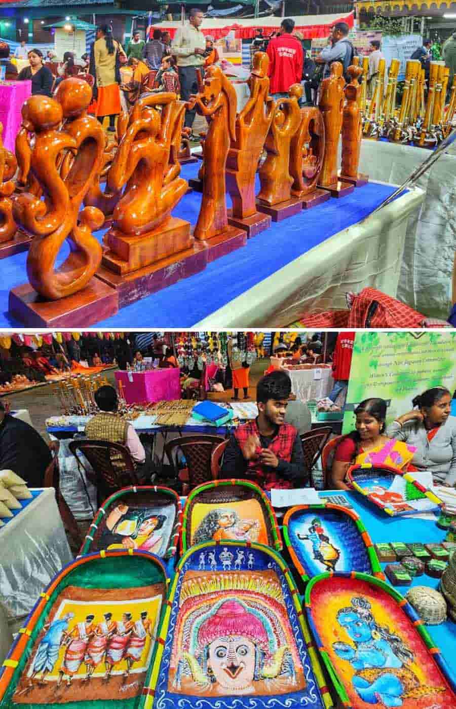 A special demonstration-cum-exhibition of handicrafts is being held at the Press Club Kolkata lawns between 2pm and 9pm from December 23 to 29