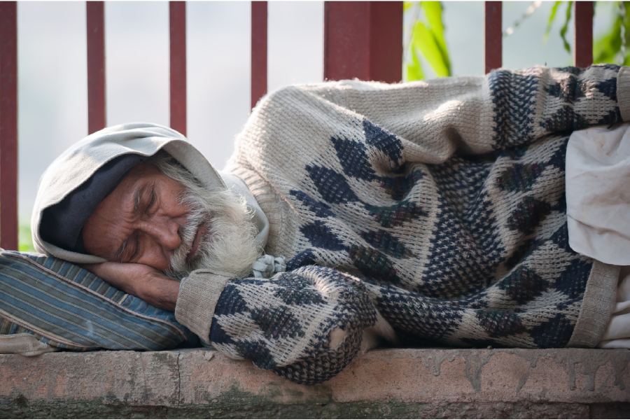 Getting an additional layer of clothing to survive the winter could be a lifesaver for people on the streets