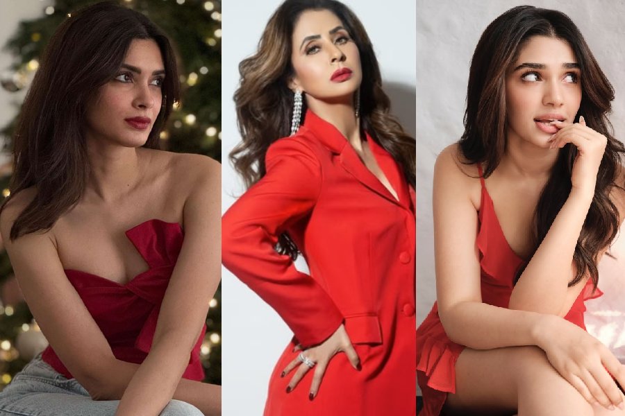 Diana Penty, Urmila Matondkar, Krithi Shetty paint the town red on Christmas