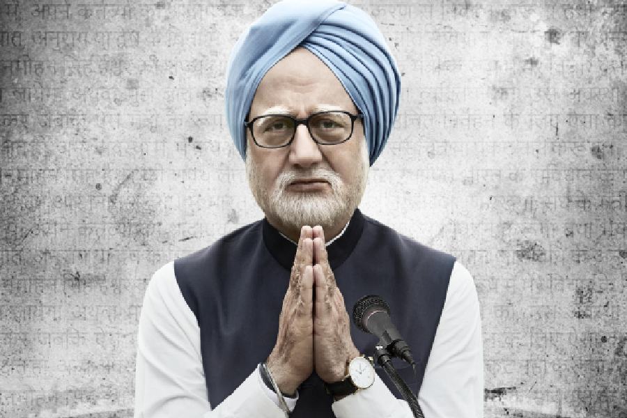 Anupam Kher as Dr. Manmohan Singh in The Accidental Prime Minister