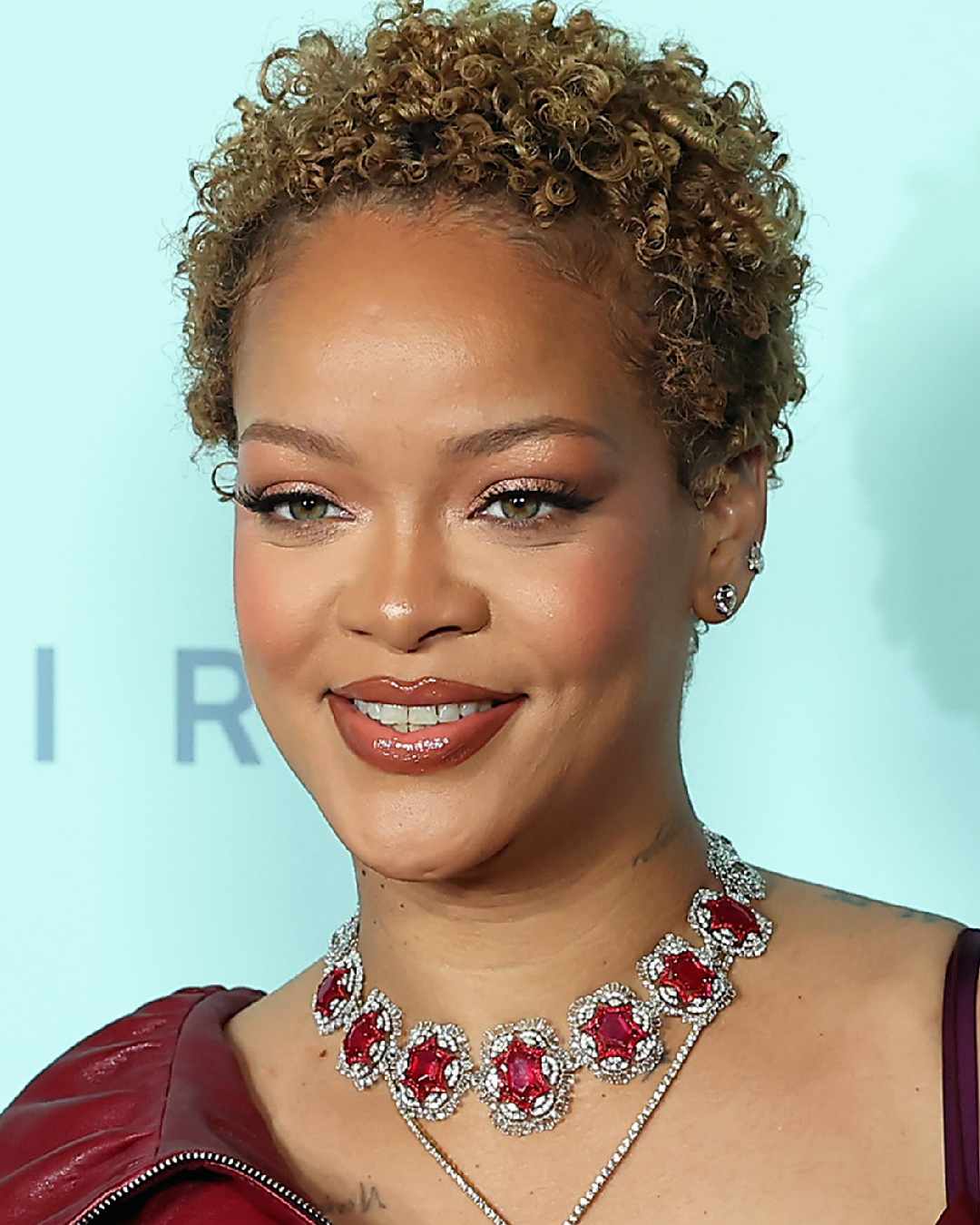 Global pop icon Rihanna also turned heads in a Manish Malhotra ruby choker at an event in June.