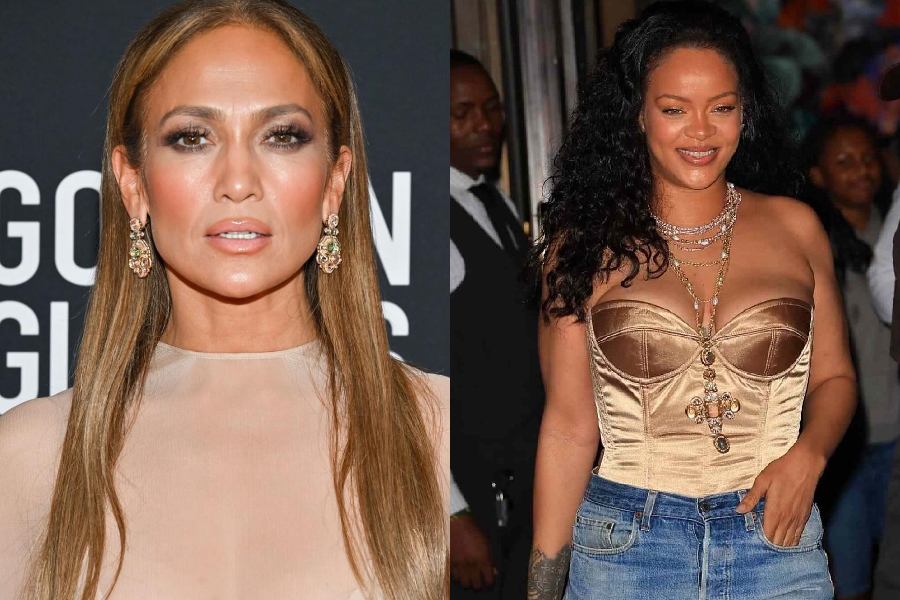 Jennifer Lopez and Rihanna wore designs by popular couturier Sabyasachi Mukherjee at separate events earlier this year.