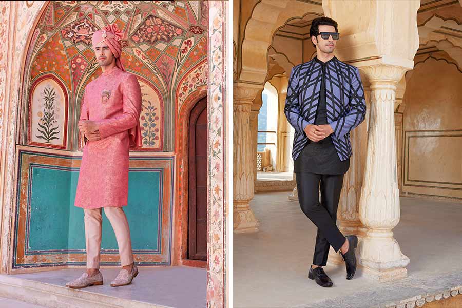 Menswear collection by the Indian fashion label Surbhi Pansari