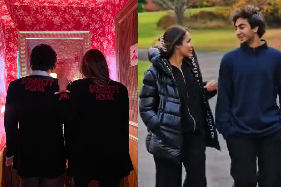 Malaika Arora and her son Arhaan launched vintage-themed restaurant Scarlett House.