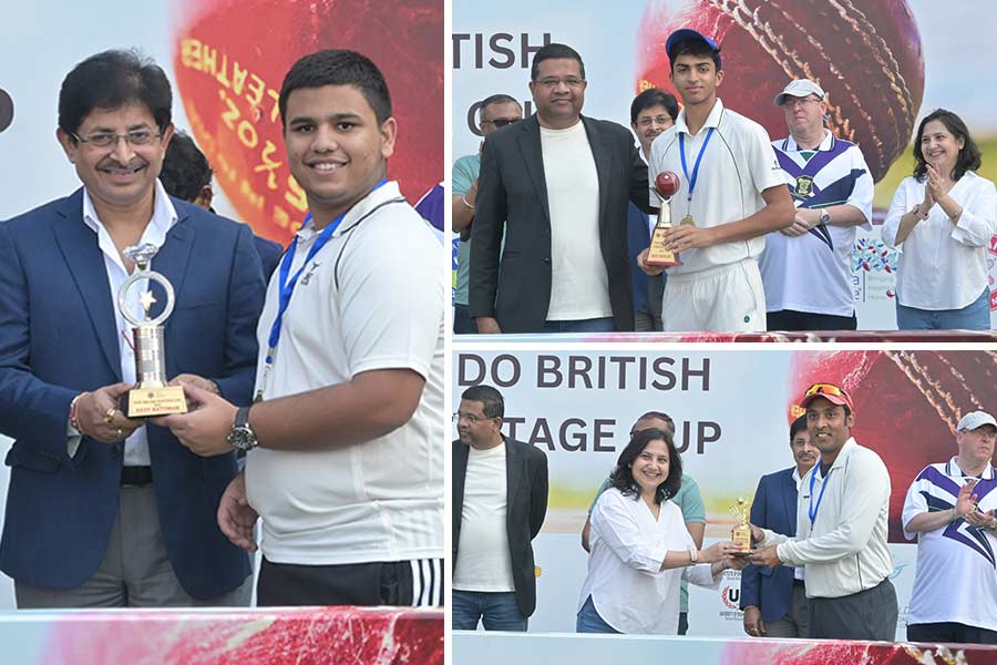 In terms of the best performers on the day, three prizes for the top three performers in each department were handed out. Kritin Chatterjee took the prize for best batter, Arjun Prakash clinched the best bowler’s laurel while the best fielder honour went to Ayon Hazra