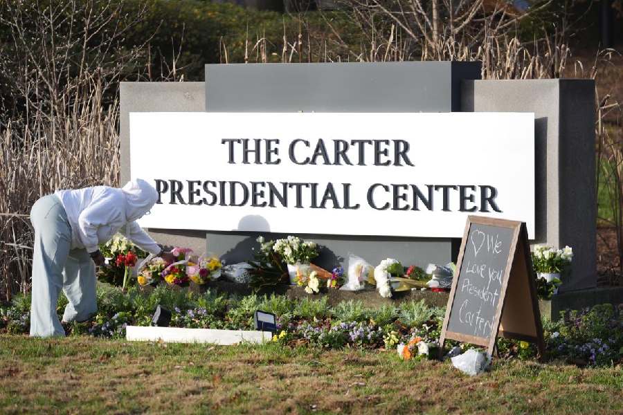 Jimmy Carter death anniversary Jimmy Carter, 39th US President, being