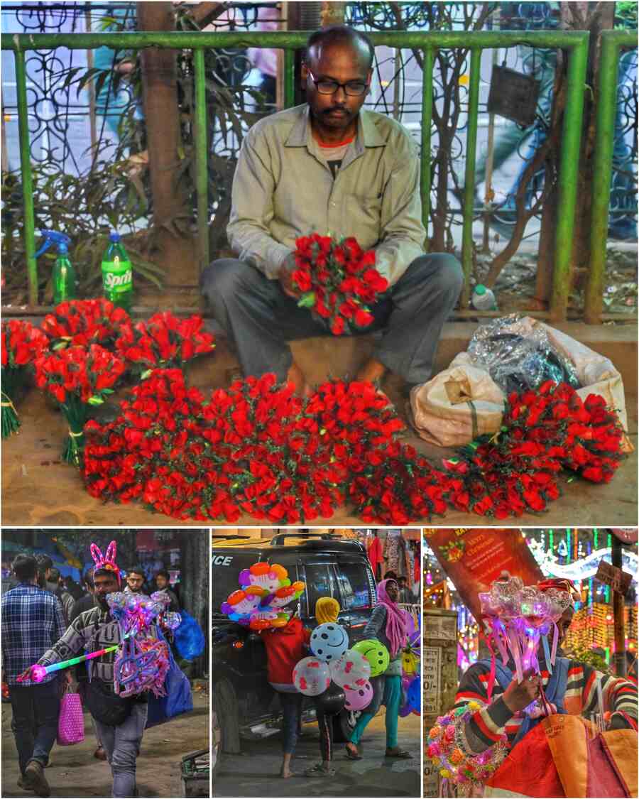 From flowers to balloons, vendors hope for some extra earnings on New Year's Eve at Park Street