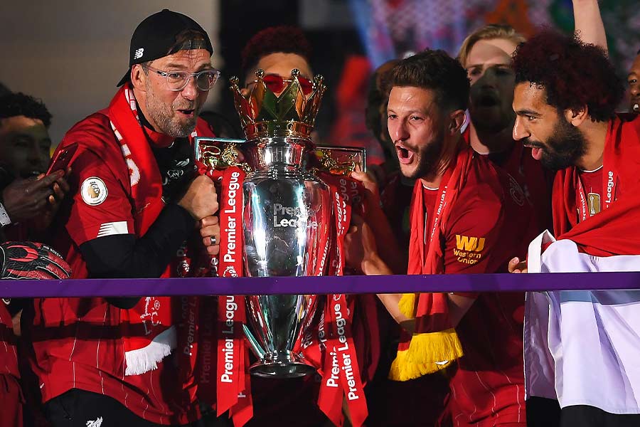 Jurgen Klopp’s Liverpool team scored a staggering 99 points to claim the Premier League title in 2019-20