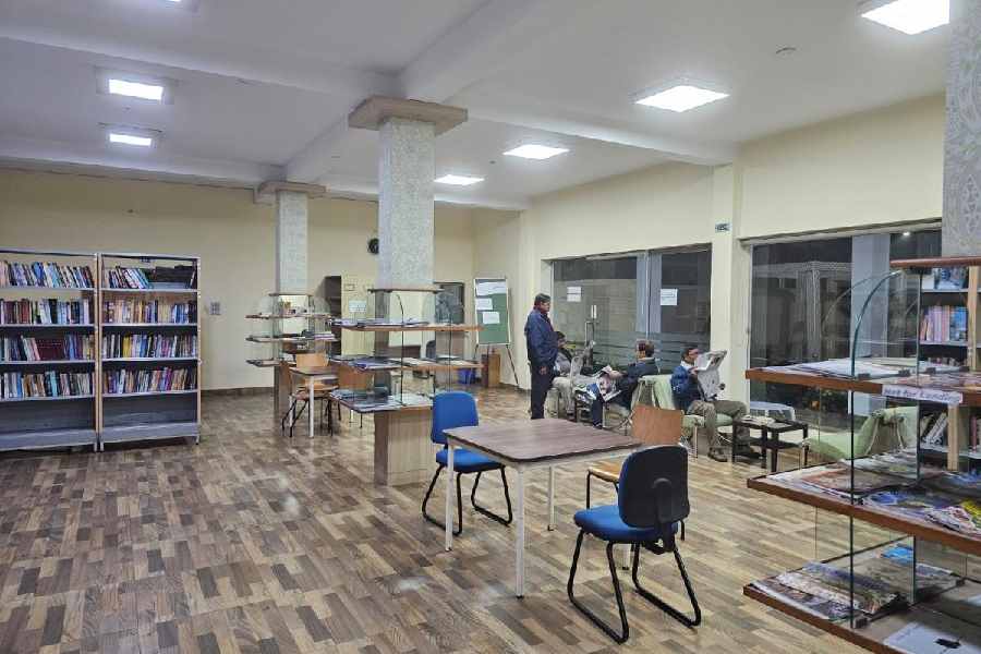 The library at Swapnobhor which has started accepting book donations.
