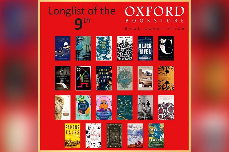 Selected book covers for the Oxford Bookstore 9th Book Cover Prize longlist