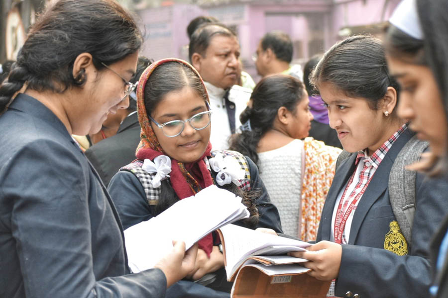 Madhyamik 2024 examinations began on Friday with First Language. The exams will end on February 12  