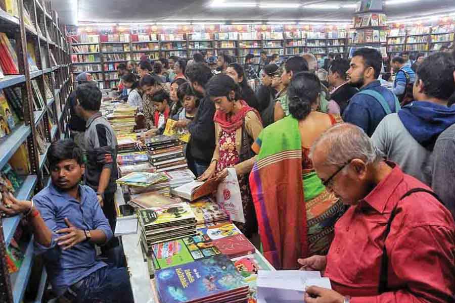 A book fair official said a large chunk of the book sale consisted of literary works and classics here unlike reference books and texts in other book fairs