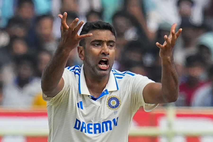 India's Ravichandran Ashwin during the fourth day of the second Test match between India and England