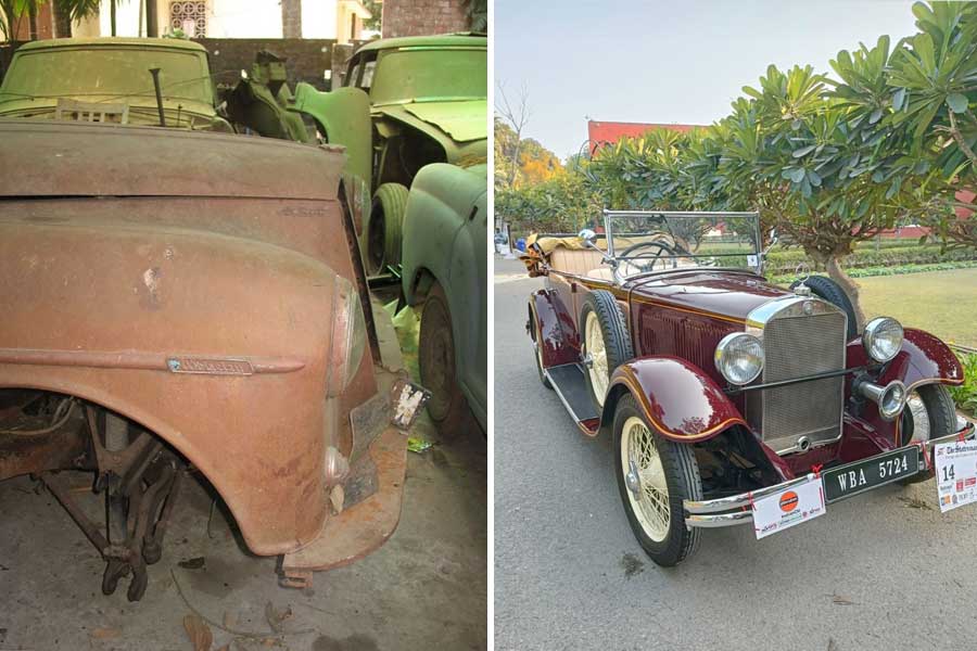Few things are more romantic than a ‘before’ and ‘after’ of a 90-year-old vehicle, says Mudar Patherya