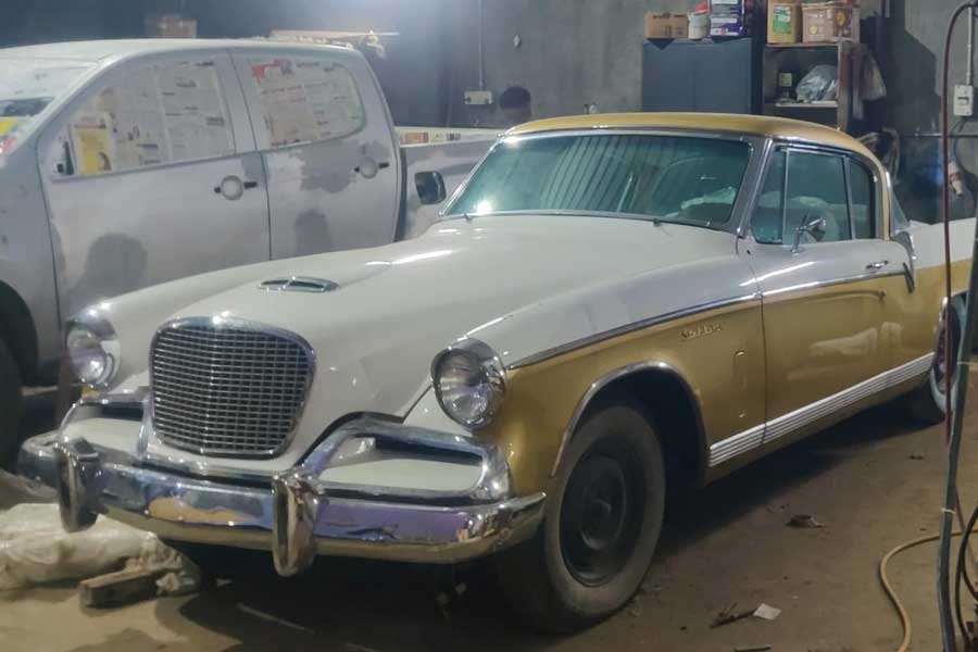 A Studebaker Golden Hawk 1956 — one of its kind in India