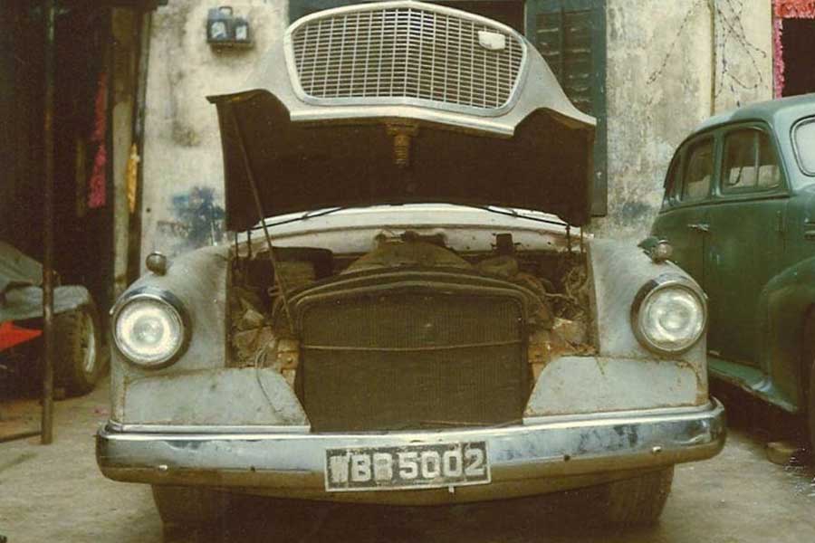The Studebaker Golden Hawk 1956 as it was acquired by Indrojit Sircar’s father