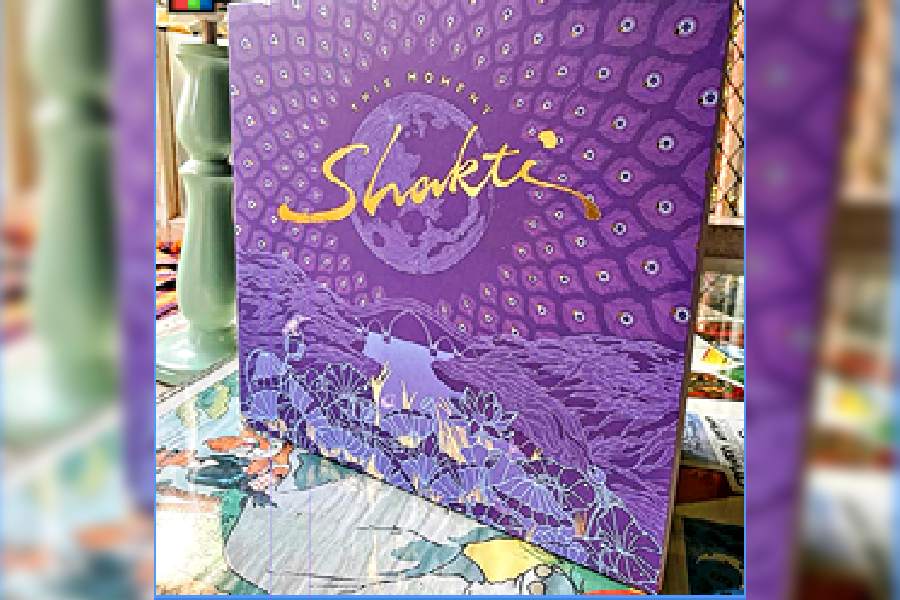 The album cover, which depicts a bridge that "joins two ends, like Shakti, which stands for a fusion of Eastern and Western music".