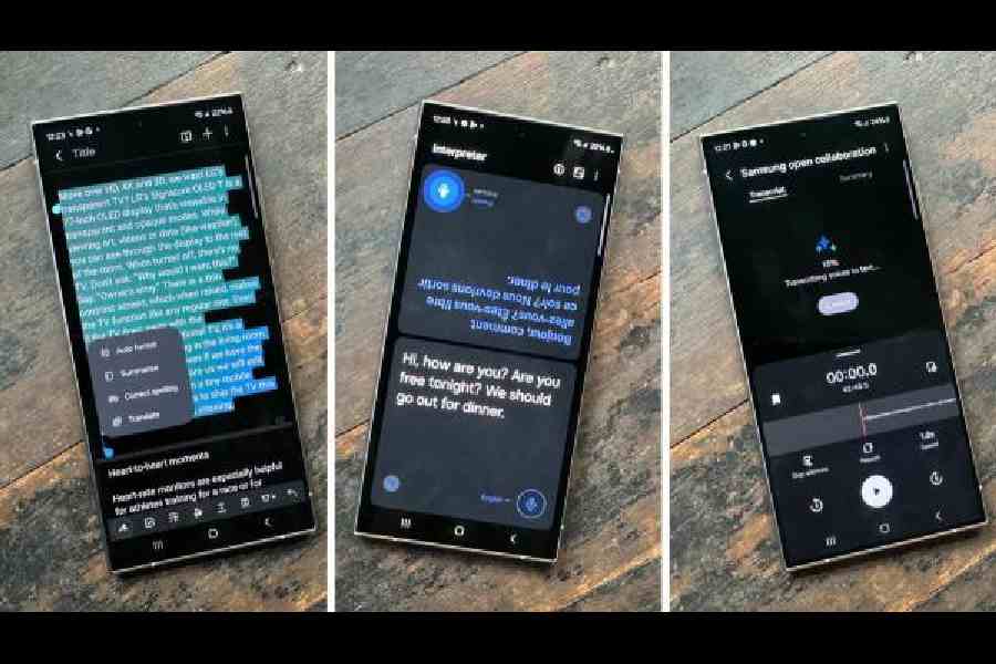 AI-driven features on the Samsung Galaxy S24 series