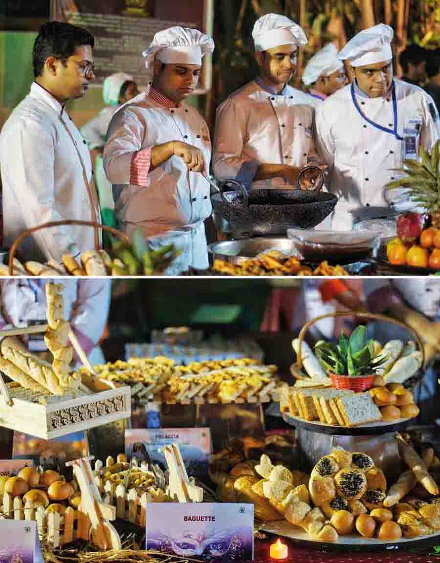 Speaking about the Gourmet Nite, IHM Kolkata principal Raja Sadhukhan said: ‘All arrangements are made by the students and staff of the institute to make this event an extravagant affair. The theme intends to celebrate the culture and carnivals around the world. We have dishes from places like Mexico, Brazil, Spain and Goa. We are thankful to the ministry of tourism for supporting us’