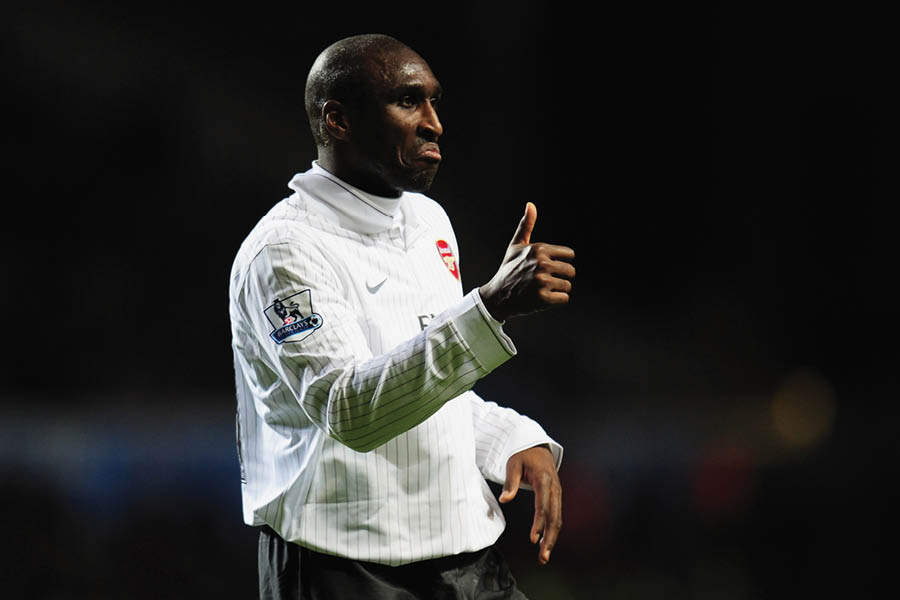 Sol Campbell became Premier League champion with Arsenal in 2003-04
