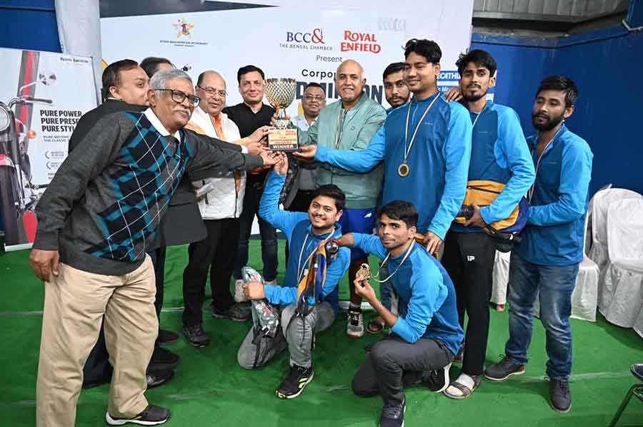 The Sports Development Committee of The Bengal Chamber of Commerce and Industry organised the 1st Edition of BCC&I Corporate Badminton Gold Cup 2024 from February 2 to 4 to promote good health, sportsmanship and positive relationships among colleagues. Savourites Hospitality Pvt. Ltd. (6 Ballygunge Place) emerged as the winner; NICCO Engineering Services Ltd. was the first runner-up and Linde India & PWC India the second runner-up  