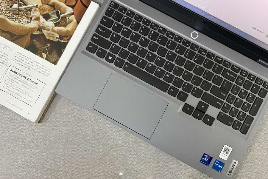 The typing experience is surprisingly good.